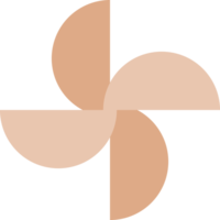 Brown turbine wind icon png