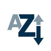 illustration of alphabetical sort icon. letters A to Z with upward and downward arrows. for user interface UI design, mobile apps, websites, or software dashboards to indicate sort functionality vector