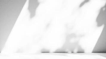 Minimal 3d rendering product background with moving shadow video