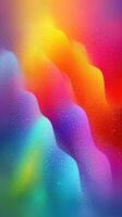 Colorful abstract patterns with droplets and smooth waves captured in a vibrant display photo