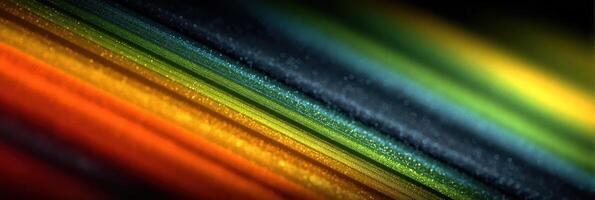 Vibrant abstract lines create a dynamic visual display with colorful waves and sparkling effects photo