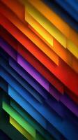 Colorful geometric patterns create a vibrant abstract design in shades of red, blue, green, and yellow photo