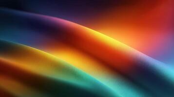Colorful swirling waves create an abstract design in bright hues of orange, blue, and green during a vibrant digital art creation photo