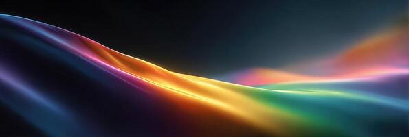 Colors blend seamlessly in a mesmerizing display of fluid motion against a dark backdrop photo
