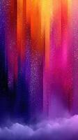 Colorful abstract gradient pattern with vibrant hues blending together in a dynamic, artistic display photo