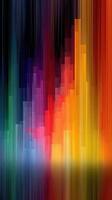 Colorful abstract design with vertical lines depicting vibrant and dynamic energy in a digital artwork photo