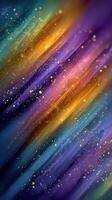 Vibrant abstract background with gradient colors and shimmering dots in a fluid style photo