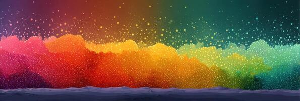 Colorful abstract gradient landscape with vibrant hues and soft textures creating a mesmerizing visual effect photo