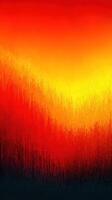 Colorful abstract sunset with vibrant hues fading into a deep twilight in a digital art style photo