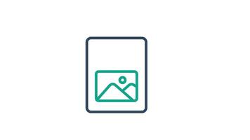 Flyer icon animated. animated icon related to promotion. suitable for user interface, provide visual feedback and more. alpha channel, transparent background video