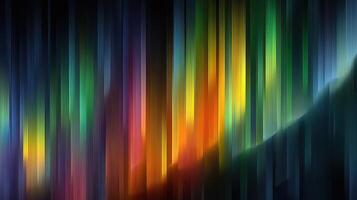 Vibrant colors cascade in abstract patterns illuminated by dynamic light at night photo