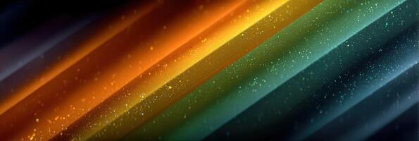 Colorful abstract pattern with streaks of light and subtle sparkle in a dark background photo