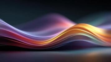 Colorful wave patterns create dynamic abstract art in vibrant hues suitable for modern design and decoration photo