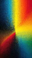 Vibrant abstract pattern showcasing a blend of colors in dynamic shapes and textures photo
