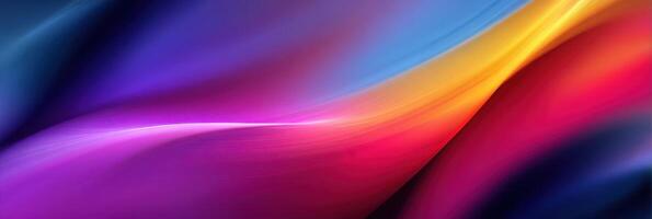 Colorful abstract waves create a dynamic and vibrant background suitable for modern design projects photo