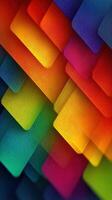 Colorful abstract layers with textured patterns creating a vibrant visual display in contemporary design photo