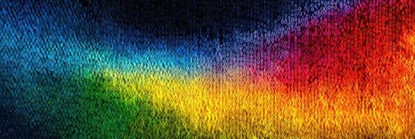 Vibrant rainbow abstract background showcasing a spectrum of colors blending together organically and artistically photo