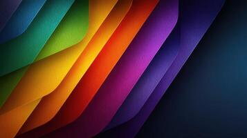 Colorful layered abstract design with vibrant hues and smooth textures in a dark background photo