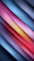 Vibrant fabric draping with smooth textures in pastel shades arranged in parallel patterns for a visual feast photo