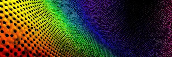 Colorful abstract wave pattern showcasing vibrant tones and dynamic texture in a digital composition photo