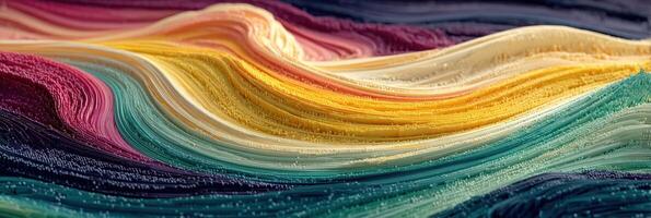 Vibrant abstract waves of color create a dynamic pattern in this artistic display of textured art photo