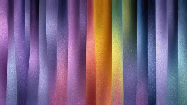 Vibrant abstract display of colors in vertical stripes, depicting a dreamy atmosphere with soft textures and hues photo
