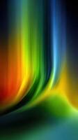 Colorful abstract display showing vibrant hues blending together in an artistic layout during twilight hours photo