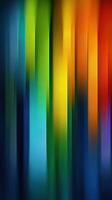 Colorful vertical stripes create a vibrant abstract design in bold hues of blue, green, yellow, orange, and red photo