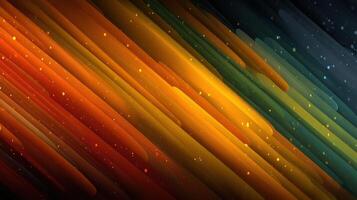 Vibrant abstract lines blend orange, yellow, and green colors in a dynamic artistic background photo