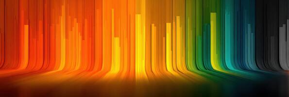 Colorful gradient abstraction with smooth lines creates a vibrant visual experience in an artistic setting photo