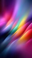 Colorful abstract waves create a mesmerizing visual experience in a digital artwork photo