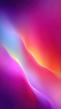 vistoso resumen ola patrones crear un vibrante atmósfera en un digital obra de arte exhibiendo suave transiciones a oscuridad foto