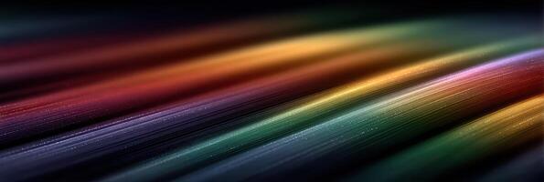 Vibrant abstract waves of color flowing seamlessly in a dark background photo