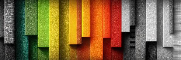 Colorful abstract design with layered textures creating a vibrant visual experience in modern art photo
