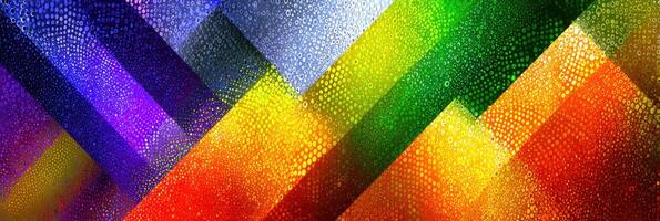 Vibrant abstract artwork featuring a dynamic pattern of colors and shapes with a focus on texture and depth photo