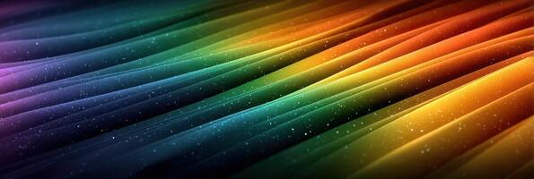 Colorful wave patterns create a vibrant and dynamic visual effect in abstract art design photo