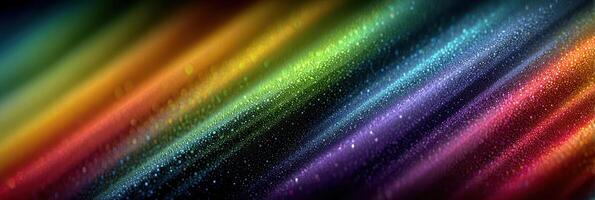 Colorful light streaks create a vibrant abstract pattern in a dark background showcasing dynamic movement and energy photo