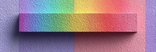 Gradient color display with soft texture showcasing vibrant hues at an art studio workshop during daylight photo