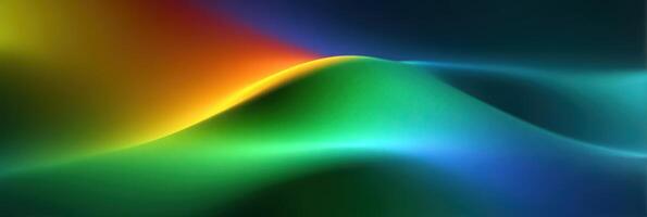 Colorful waves create a mesmerizing abstract display that captures the beauty of light at dusk photo