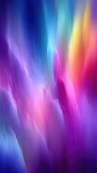 Colorful abstract design with vibrant hues blending together in a mesmerizing display of light and motion photo