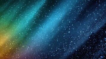 Colorful abstract background with vibrant gradients and sparkling particles creating a dynamic visual atmosphere photo