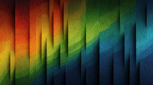 Vibrant gradient colors create a mesmerizing abstract pattern on textured surface at midday photo