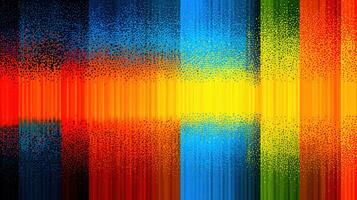 Colorful abstract wave representation showcasing vibrant hues and dynamic patterns during a creative art event photo