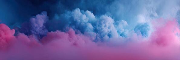 Colorful clouds swirl in hues of blue, pink, and purple creating a dreamy atmosphere at dusk in a serene sky photo
