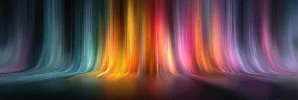 Colorful abstract light patterns create a mesmerizing visual display in a digital art piece photo
