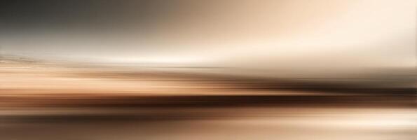 Abstract landscape featuring soft gradients of earth tones and a subtle blend of light at dusk near a tranquil horizon photo