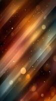 Beautiful abstract background with dynamic lines and soft bokeh effects in warm colors photo