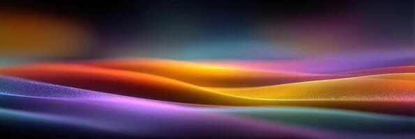 Colorful abstract waves representing dynamic energy and movement in a vibrant atmosphere photo
