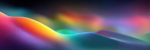 Colorful abstract waves create a dynamic and immersive background for digital artwork and design projects photo