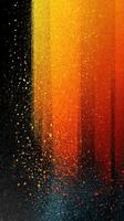 Vivid abstract gradient showcasing vibrant hues of orange, yellow, and red against a dark background photo